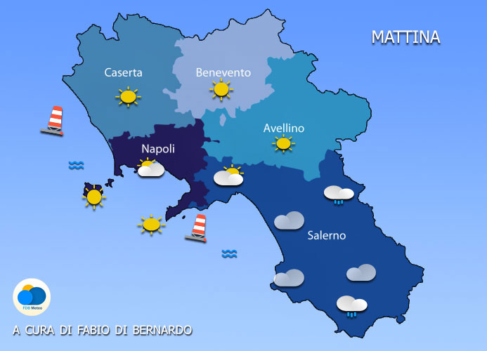 Previsioni Campania Marted Csa Meteo Csa Area