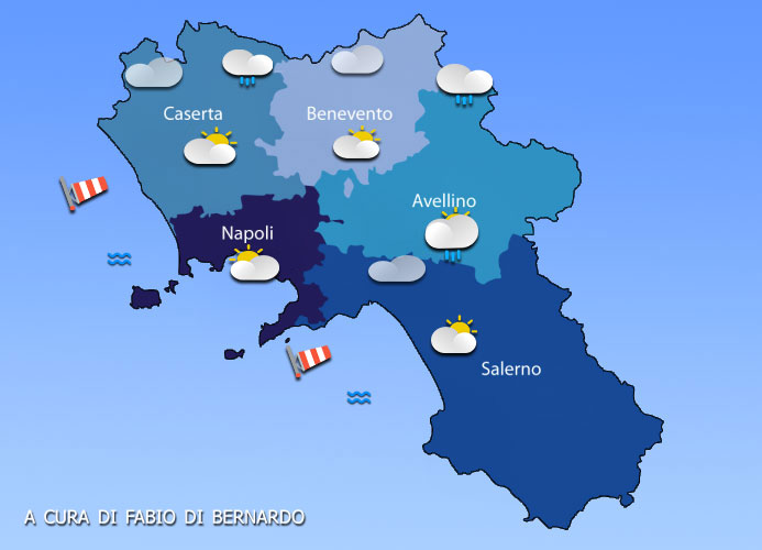 PREVISIONI CAMPANIA 03/09/2024 – MARTEDI’ – CSA METEO