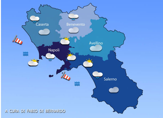 PREVISIONI CAMPANIA 1/03/2025 – GIOVEDì – CSA METEO